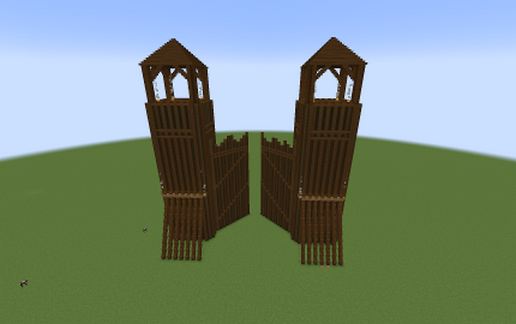 Wooden Gate schematic - building