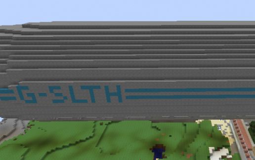 Airship with guest rooms schematic - building