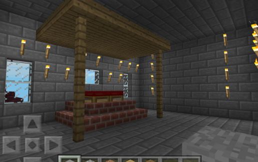 Medieval Castle w/ tower wall - Pocket Edition Friendly schematic - building