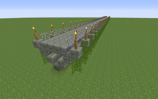 Ancient Walkway(straight, With Sewer) schematic - building