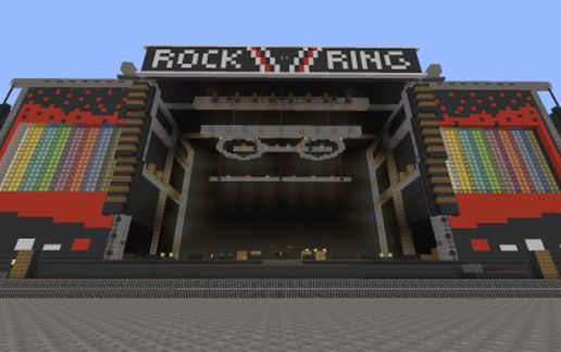 Rock am Ring stage schematic - building