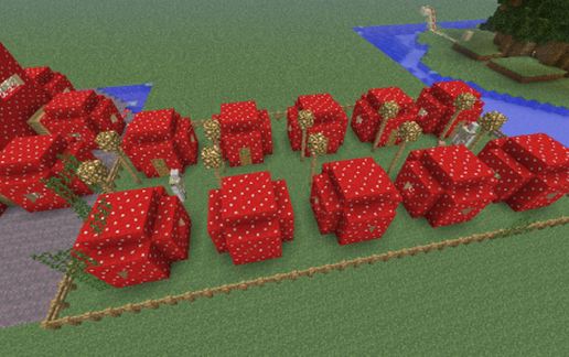 Mushroom Village schematic - building