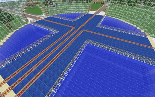4-way Dome Train Hub / Aquarium