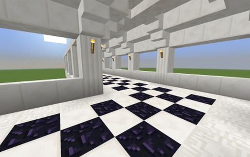 Quartz Walkway Template (Corner) schematic - building