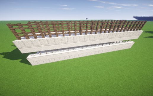 Anti Mob Land Walkway Template(Straight) schematic - building