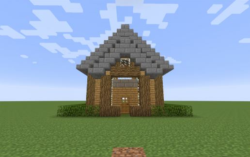 Small Survival House schematic - building