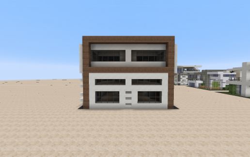 17x17 Spacious Modern House schematic - building