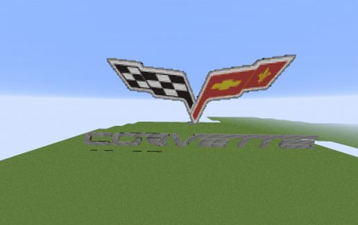 Corvette Logo schematic - building