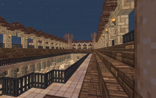 Medieval Sand Arena schematic - building