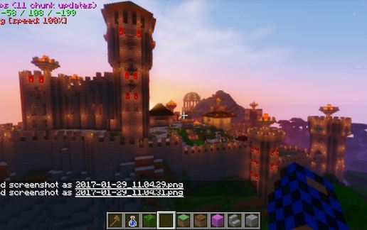 Medieval Castle Redstone lift and Hidden Doors
