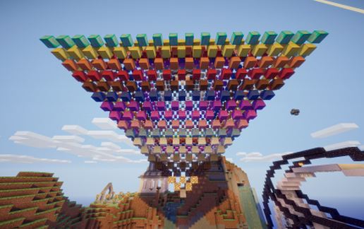 Artistic Rainbow Pyramid 2