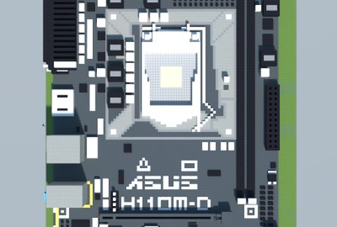Intel H110M-D (ASUS) schematic - building