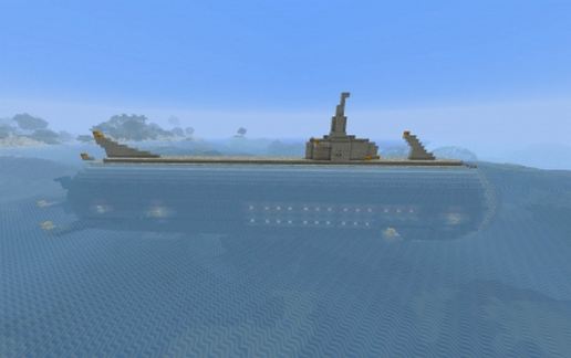 A medium Submarine by Zertoren3132 schematic - building