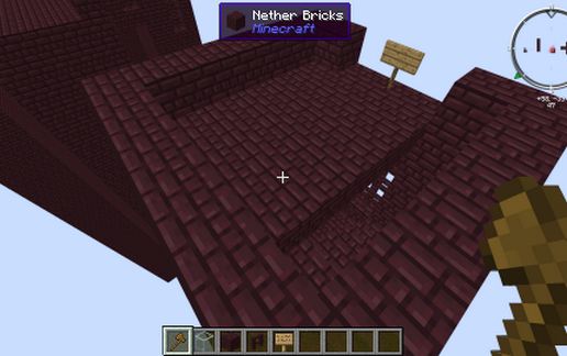 Default Nether Fortress Bridge Stairs schematic - building