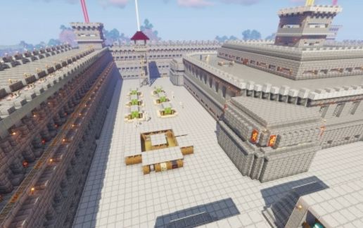 Red Banner Megafortress schematic - building