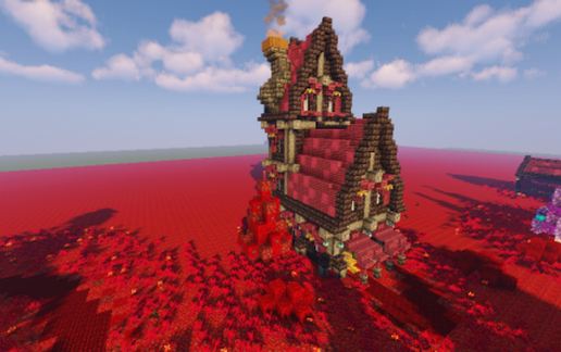 Nether Fantasy Brewery schematic - building