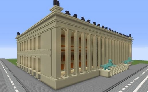 Altes Museum Berlin schematic - building