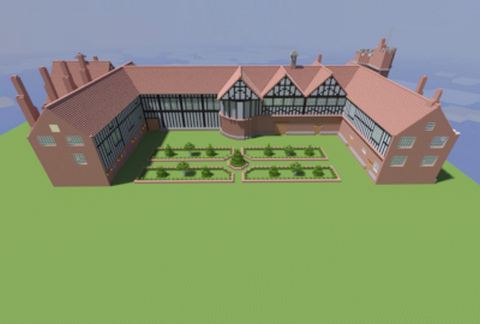 Tudor Manor  ( Gainsborough Old Hall ) schematic - building