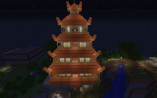 Pagoda schematic - building