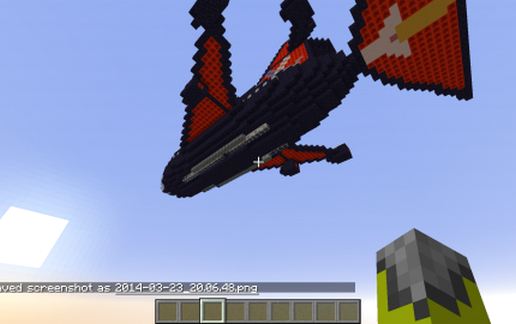 The shark functioning war airship