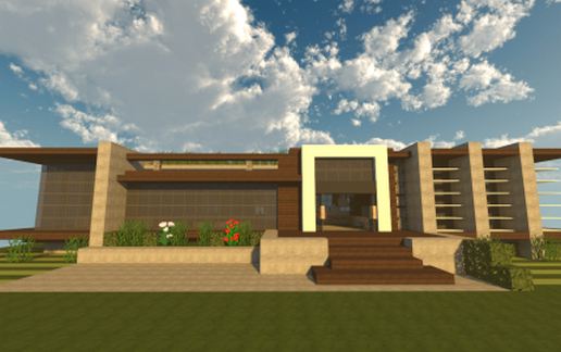 "Simple Modern | Modern House schematic - building