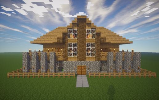 House for survival map schematic - building