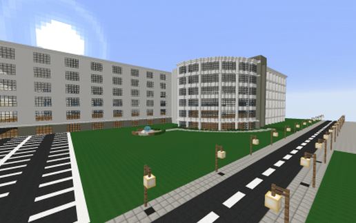 Modern Hospital /hotel schematic - building