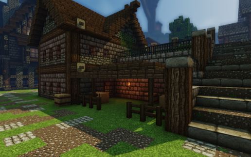 2 storey house with stable - LE