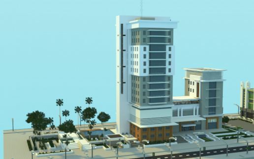 Modern Hospital schematic - building