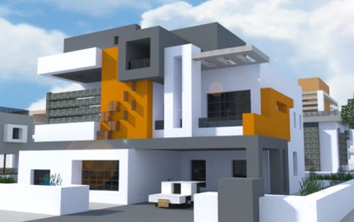 Modern Town House 6 schematic - building