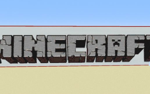 Minecraft Logo schematic - building