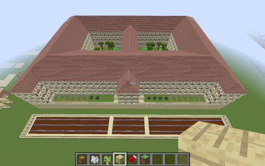 palace of epic- farm attachment schematic - building