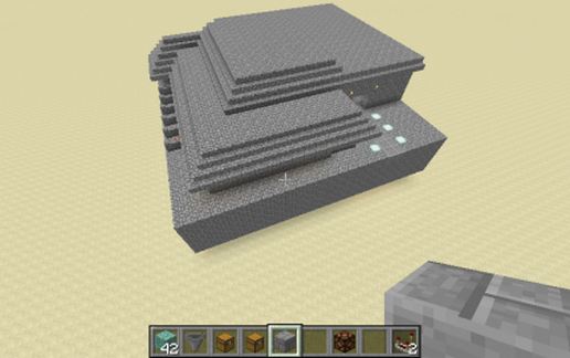 Redstone Train Station 10.2 version schematic - building