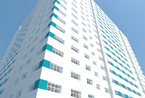 18-story apartment