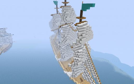 large trading ship schematic - building