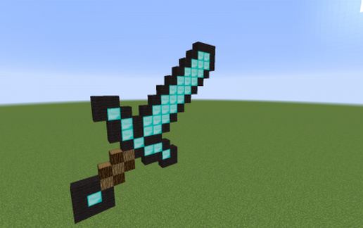 Diamond Sword schematic - building