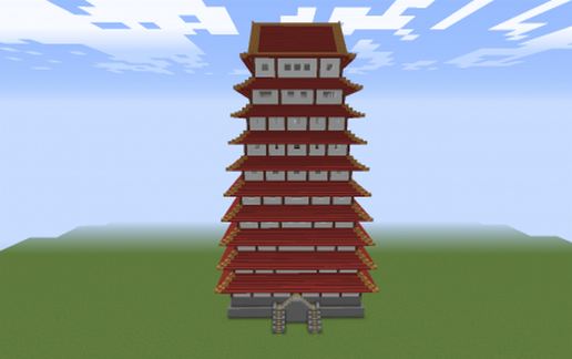 Asian Castle Nr3 schematic - building