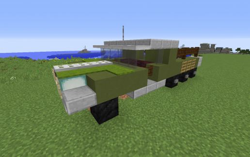 Military truck schematic - building
