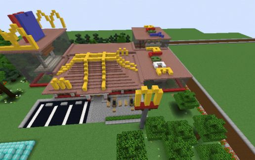 McDonalds with Play Place schematic - building