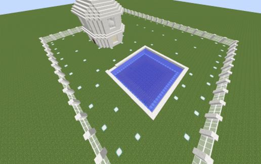 Modern House w/Pool #2 schematic - building