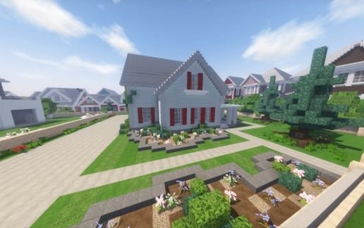 Traditional Suburban House schematic - building