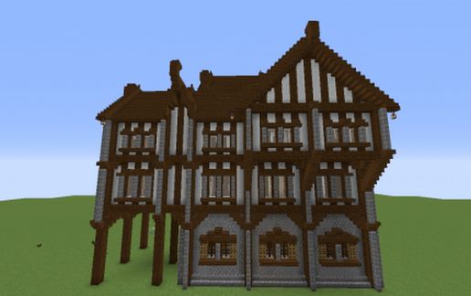 Medieval Town Collection 1 Building 17 schematic - building