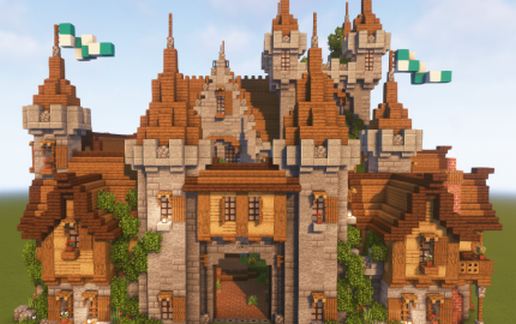 Big Medieval House for Minecraft