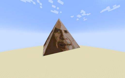 obama pyramid schematic - building