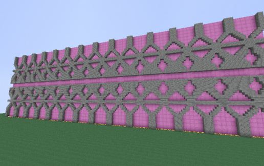 The wall...