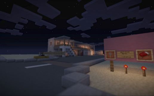 Gas Station (c.o.d) Zombies schematic - building
