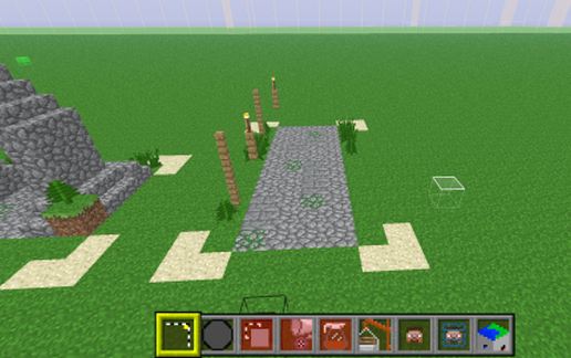 Small Medieval Road schematic - building