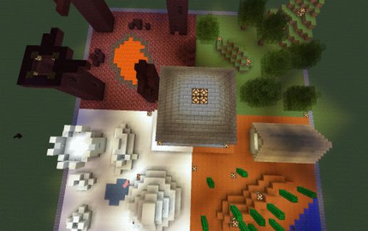 Epic PvP Arena schematic - building