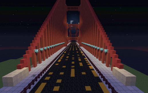 HUGE Golden Gate Bridge schematic - building