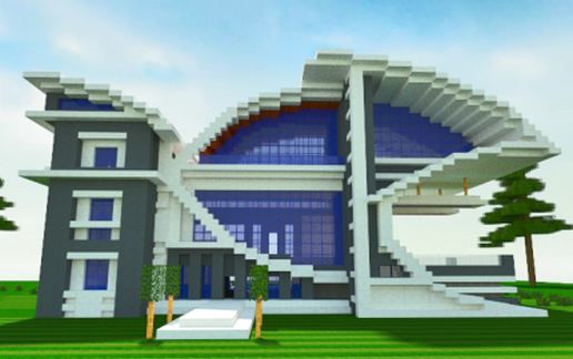 Futurist Modern House #2 schematic - building